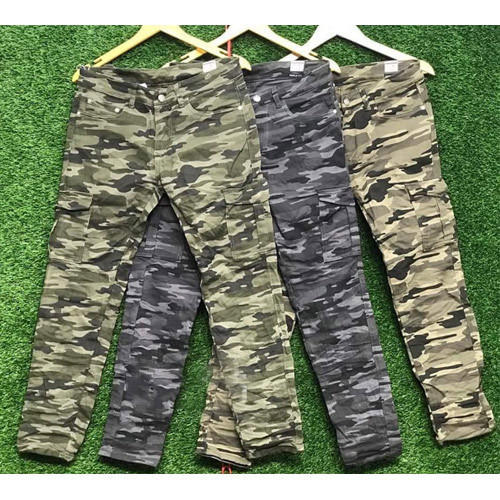 Olive Printed Trouser